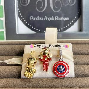 New Pandora Marvel Avengers Charm Trio